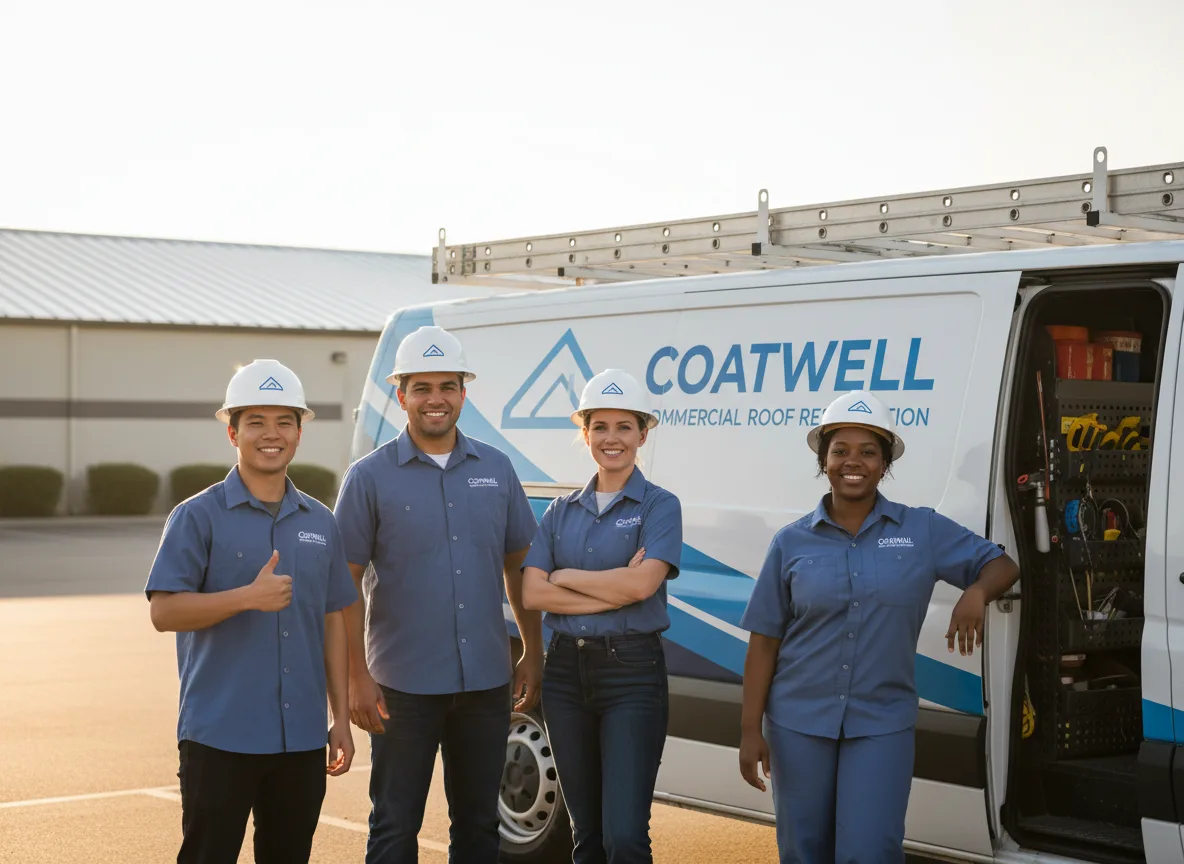 Commercial roof coating company in Scott, MS